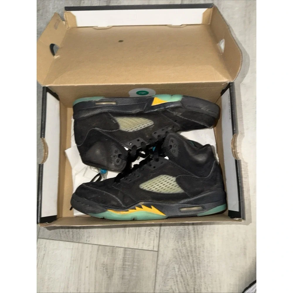 Jordan 5 Retro Mid‎ Aqua Sneakers Size 7Y